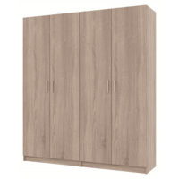 Шафа для одягу Promo Дуб сонома/Дуб сонома 2+2 ДСП 180х48х204 (42005007)