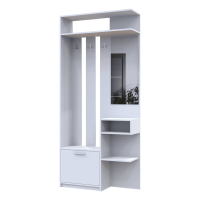 Прихожая Doros Ривьера 91,5х30х203 см Белый (DRS-011332)