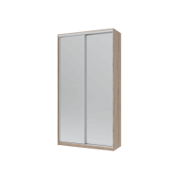 Шкаф купе Сити Лайт Doros Дуб сонома 2 Зеркала 120х45х225 (44900068)