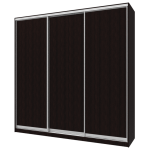 Шкаф купе Сити 24 Doros Венге 3 ДСП 238х60х240 (220030)