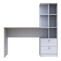 Офисный стол Doros Т7 136х55х138 см Белый (DRS-011328)