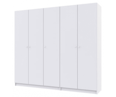 Комплект шкафов для одежды Doros Промо (2 шт.) 225х48х204 см Белый (DRS-011211)