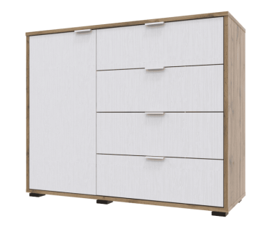 Комод С1 Doros Тахо / Білий 100х38, 1х81, 2 (41510010)