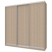 Шкаф купе Сити 24 Doros Дуб сонома 3 ДСП 238х60х240 (42001003)