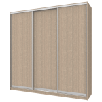 Шафа купе Сіті 24 Doros Дуб сонома 3 ДСП 238х60х240 (42001003)