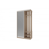 Прихожая с зеркалом Doros City One Door 110х45х210 см Дуб cонома (DRS-011306)