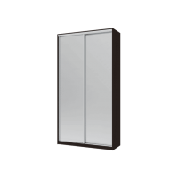 Шкаф купе Сити Лайт Doros Венге 2 Зеркала 120х60х225 (240040)