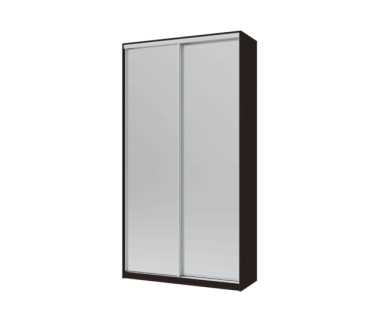 Шкаф купе Сити Лайт Doros Венге 2 Зеркала 120х60х225 (240040)