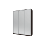 Шкаф купе Сити Лайт Doros Венге 3 Зеркала 180х60х225 (240131)