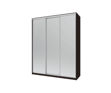Шафа купе Сіті Лайт Doros Венге 3 Дзеркала 180х60х225 (240131) Шафа купе Сіті Лайт Doros Венге 3 Дзеркала 180х60х225 (240131)