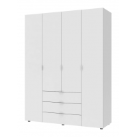 Комплект шкафов для одежды Doros Гелар (2 шт.) 155х49,5х203,4 см Белый (DRS-011104)