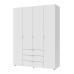 Комплект шкафов для одежды Doros Гелар (2 шт.) 155х49,5х203,4 см Белый (DRS-011104)