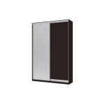 Шкаф купе Сити Лайт Doros Венге 1 ДСП / 1 Зеркало 150х45х225 (240088)