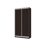 Шкаф купе Сити Лайт Doros Венге 2 ДСП 120х60х225 (240041)