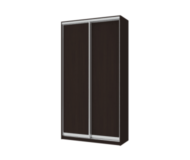 Шкаф купе Сити Лайт Doros Венге 2 ДСП 120х60х225 (240041)