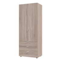 Шкаф распашной для одежды Doros Гелар 77,5х49,5х203,4 см Дуб сонома (DRS-011106)
