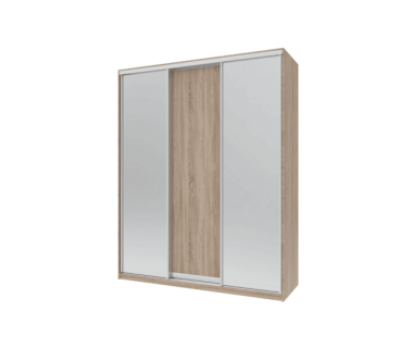 Шкаф купе Сити 24 Doros Дуб сонома 1 ДСП / 2 Зеркала 238х60х240 (42002071) Шкаф купе Сити 24 Doros Дуб сонома 1 ДСП / 2 Зеркала 238х60х240 (42002071)