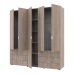 Шафа для одягу Гелар комплект Doros колір Сонома 2+3 двері ДСП 193,7х49,5х203,4 (42002122)