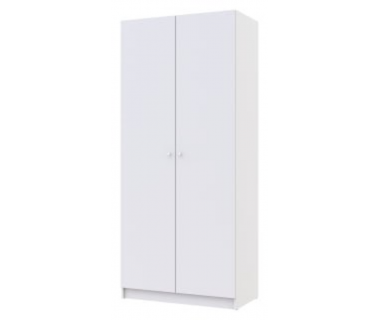 Шкаф распашной для одежды Doros Промо 90х48х204 см Белый (DRS-011197)