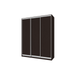 Шкаф купе Сити Лайт Doros Венге 3 ДСП 180х60х225 (240132)