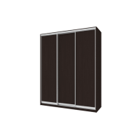 Шкаф купе Сити Лайт Doros Венге 3 ДСП 180х60х225 (240132)