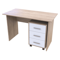 Офисный стол Doros Т3 120х60х78 см Дуб cонома/Белый (DRS-011314)