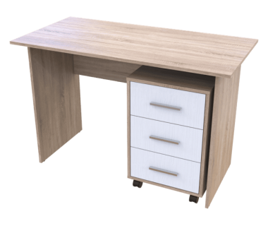 Офисный стол Doros Т3 120х60х78 см Дуб cонома/Белый (DRS-011314) Офисный стол Doros Т3 120х60х78 см Дуб cонома/Белый (DRS-011314)