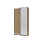 Шкаф купе Сити Лайт Doros Тахо 1 ДСП / 1 Зеркало 120х45х225 (240022)