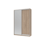 Шкаф купе Сити Лайт Doros Дуб сонома 1 ДСП / 1 Зеркало 150х45х225 (42002037)