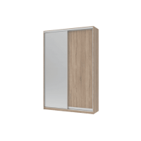 Шкаф купе Сити Лайт Doros Дуб сонома 1 ДСП / 1 Зеркало 150х45х225 (42002037)