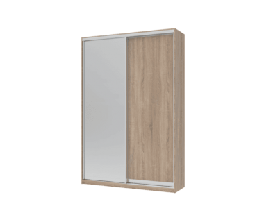 Шафа купе Сіті Лайт Doros Дуб сонома 1 ДСП / 1 Дзеркало 150х45х225 (42002037) Шафа купе Сіті Лайт Doros Дуб сонома 1 ДСП / 1 Дзеркало 150х45х225 (42002037)
