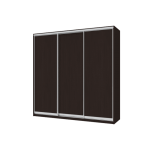 Шкаф купе Сити Лайт Doros Венге 3 ДСП 225х60х225 (240149)