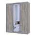 Шафа купе Сіті Лайт Doros Клондайк 2 ДСП / 1 Дзеркало 180х60х225 (240167)