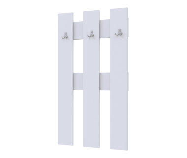 Вешалка для одежды Н1 Doros Белый 65х3,2х115 (41510008)