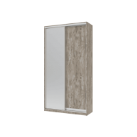 Шкаф купе Сити Лайт Doros Клондайк 1 ДСП / 1 Зеркало 120х45х225 (240028)