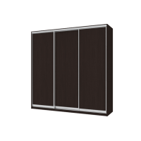 Шкаф купе Сити Лайт Doros Венге 3 ДСП 225х60х225 (240149)