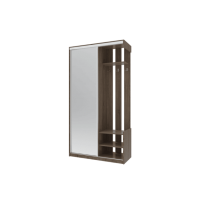 Прихожая City One Door Doros Трюфель 1 Зеркало 110х45х210 (42002105)