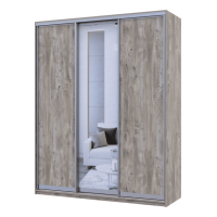 Шафа купе Сіті Лайт Doros Клондайк 2 ДСП / 1 Дзеркало 180х60х225 (240167)