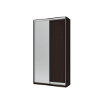 Шкаф купе Сити Лайт Doros Венге 1 ДСП / 1 Зеркало 120х60х225 (240042)