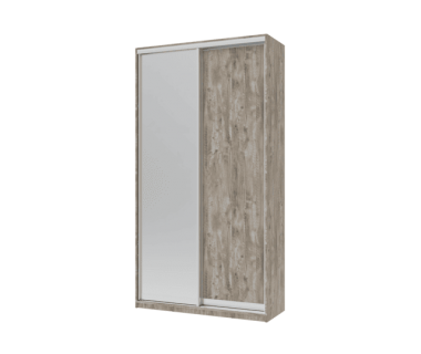 Шкаф купе Сити Лайт Doros Клондайк 1 ДСП / 1 Зеркало 120х60х225 (240068)