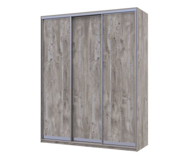 Шафа купе Сіті Лайт Doros Клондайк 3 ДСП 180х60х225 (240166)