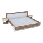 Спальня Hugo 3 Doros Тахо / Білий гладкий ДСП (42002113)