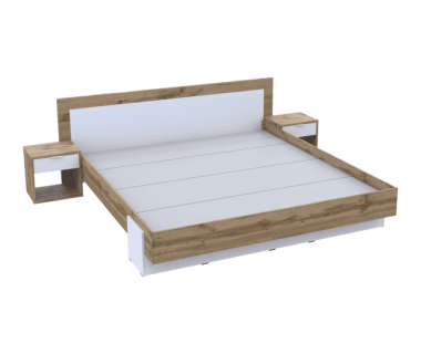 Комплект в спальню Doros Hugo 3 Дуб тахо/Белый (DRS-011326)