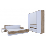 Спальня Hugo 4 Doros Тахо / Білий гладкий ДСП (42002114)