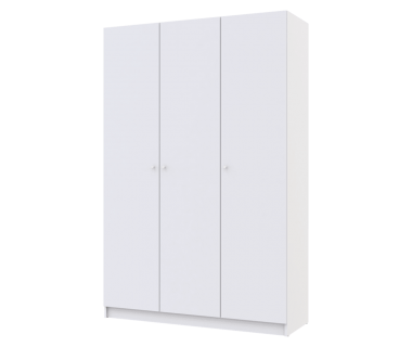 Шафа для одягу Promo Біла/Біла 3 ДСП 135х48х204 (44900197) Шафа для одягу Promo Біла/Біла 3 ДСП 135х48х204 (44900197)