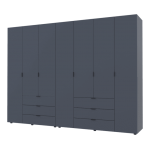 Комплект шкафов для одежды Doros Гелар (2 шт.) 271,2х49,5х203,4 см Графит (DRS-011121)