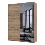Шафа купе Doros G-Caiser Дуб Евок 1 ДСП/1 дзеркало 180х60х240 (DRS-011578)