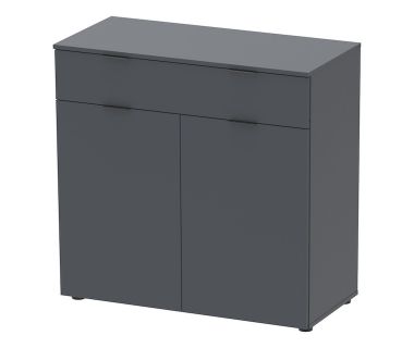 Комод в гостиную Doros Рон 2 80х38х100 см Графит (DRS-011295) Комод в гостиную Doros Рон 2 80х38х100 см Графит (DRS-011295)