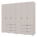 Комплект шкафов для одежды Doros Гелар (2 шт.) 232,4х49,5х203,4 см Кашемир (DRS-011241)