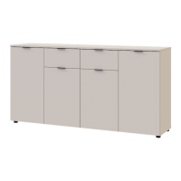 Комод у вітальню Doros Рон 7 160х38х81 см Кашемір (DRS-011458)